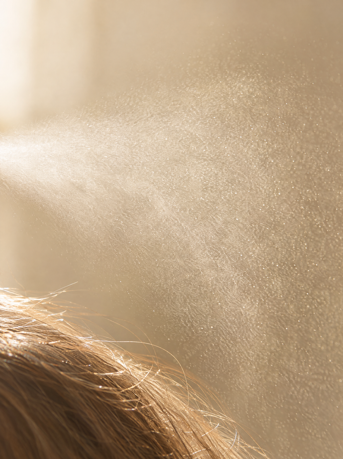 Fine brume de la brume cheveux FINOVA vaporisée
