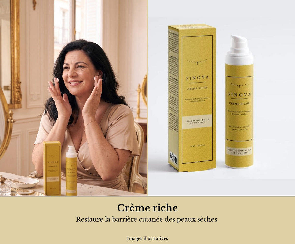 Une peau sèche, une crème qui la restaure