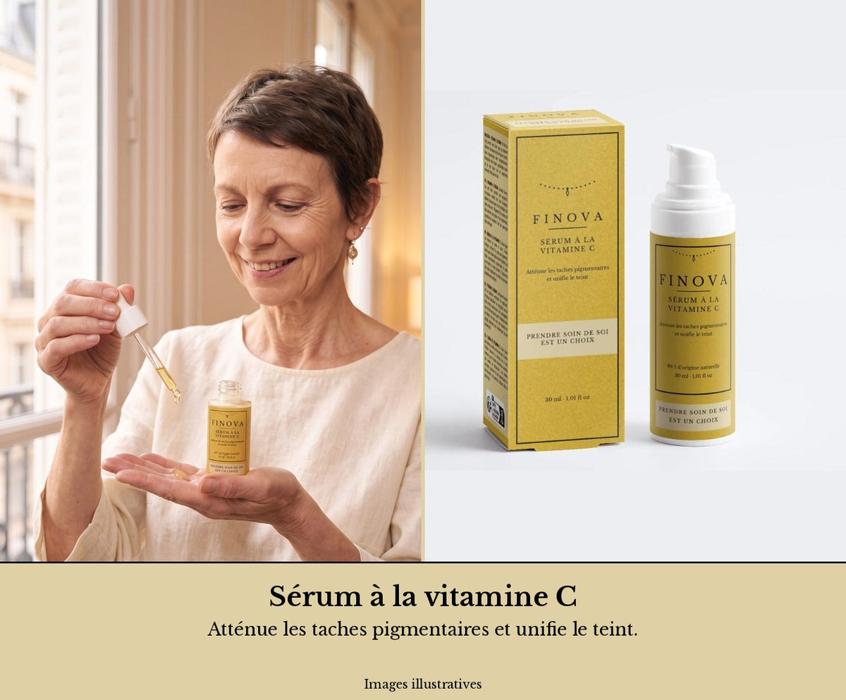 Un teint terne et inégal, un sérum qui l'éclaire